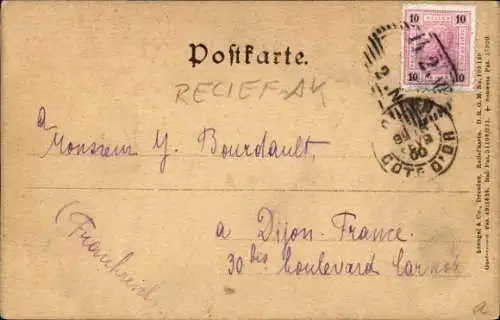 Relief Ak Innsbruck in Tirol, Triumphpforte