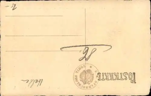 Künstler Ak Tirol, Blick zum Schloss