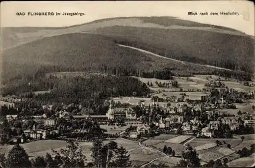 Ak Świeradów Zdrój Bad Flinsberg Schlesien, Blick nach dem Heufuder