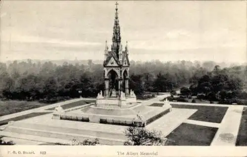 Ak Kensington London England, Albert Memorial