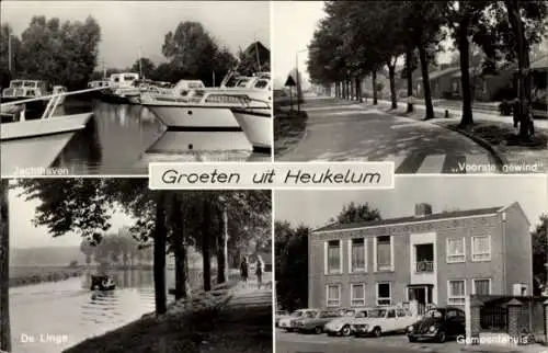 Ak Heukelum Lingewaal Gelderland, Marina, Voorste gewind, Rathaus