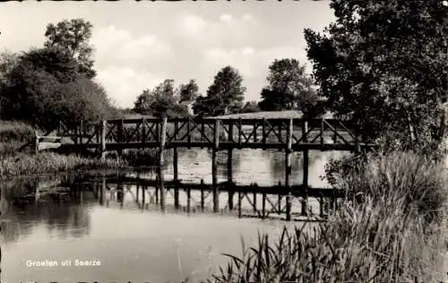 Ak Beerze Overijssel Niederlande, Brücke