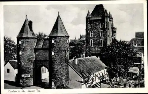 Ak Xanten am Niederrhein, Klever Tor