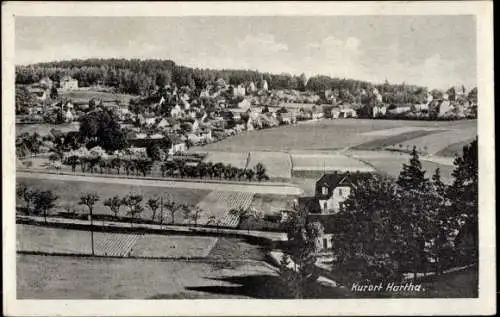 Ak Hartha Hintergersdorf Tharandt im Erzgebirge, Ortsansicht