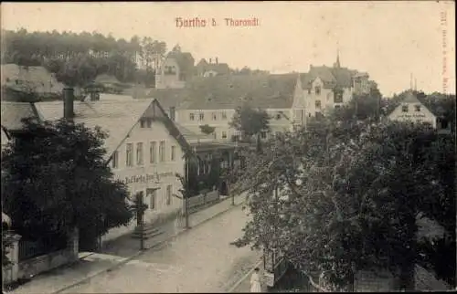 Ak Hartha Hintergersdorf Tharandt im Erzgebirge, Hotel Restaurant