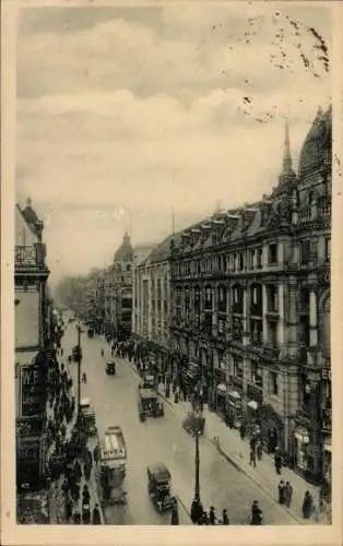 Ak Berlin, Friedrichstraße Ecke Leipzigerstraße