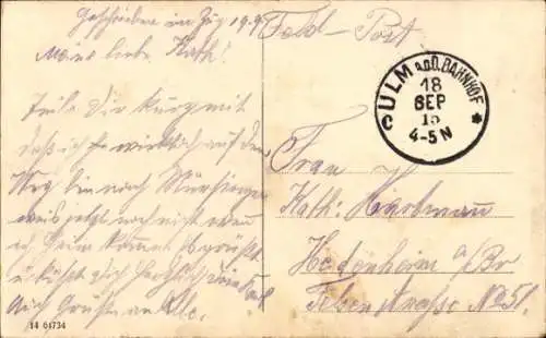 Ak Straßburg Elsass Bas Rhin, Hauptwache