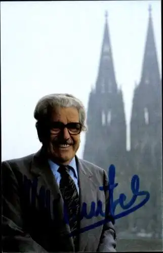 Ak Schauspieler Willy Millowitsch, Portrait, Autogramm