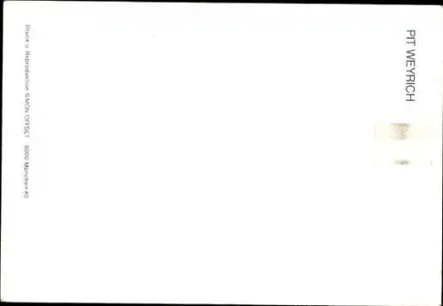 Ak Schauspieler Pit Weyrich, Portrait, Autogramm