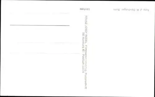 Ak Moderator Friedrich Nowottny, Portrait, Autogramm