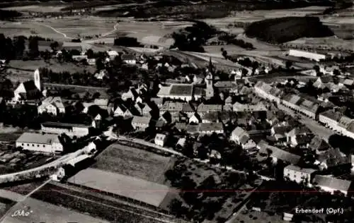 Ak Erbendorf in der Oberpfalz, Fliegeraufnahme