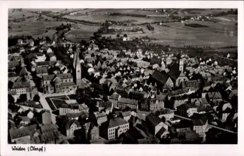 Ak Weiden in der Oberpfalz, Fliegeraufnahme