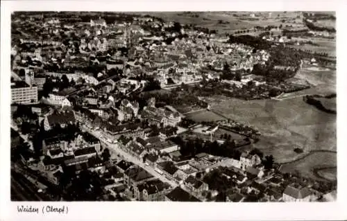 Ak Weiden in der Oberpfalz, Fliegeraufnahme