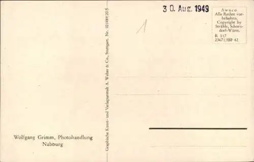 Ak Nabburg in der Oberpfalz, Fliegeraufnahme