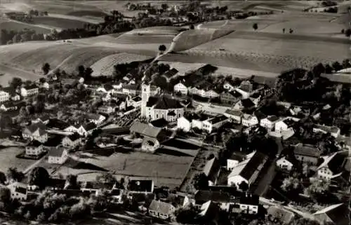 Ak Buchbach in Oberbayern, Fliegeraufnahme