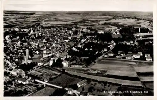 Ak Ehingen an der Donau, Fliegeraufnahme