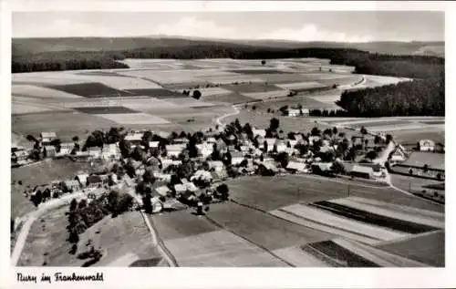 Ak Nurn Steinwiesen Oberfranken, Fliegeraufnahme