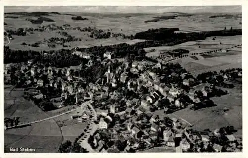 Ak Bad Steben in Oberfranken, Fliegeraufnahme