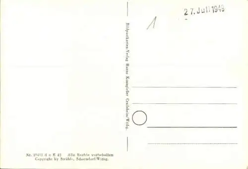 Ak Dachsbach an der Aisch Mittelfranken, Fliegeraufnahme