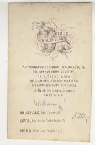CdV unbekannter junger Mann, wohl Musiker?