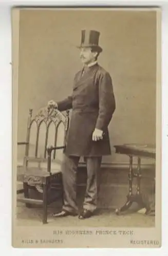 CdV Portrait Herzog Franz Alexander von Teck
