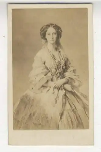 CdV Portrait Eugénie, Kaiserin v. Frankreich, geb. de Montijo