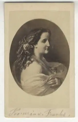 CdV Portrait Eugénie, Kaiserin v. Frankreich, geb. de Montijo