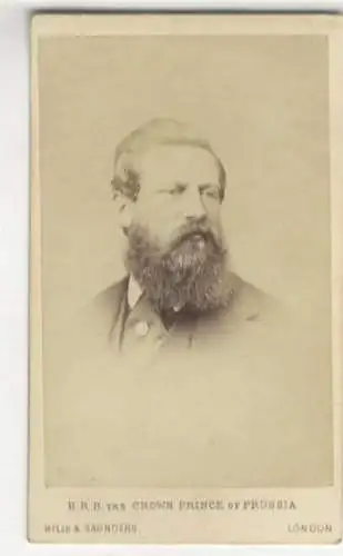 CdV Portrait Friedrich III., Kronprinz von Preußen