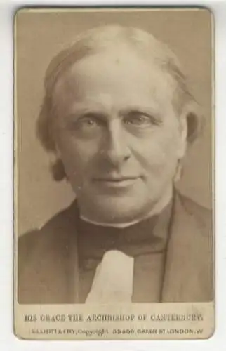 CdV Portrait Edward White Benson, Erzbischof von Canterbury