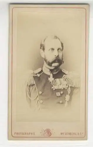 CdV Portrait Alexander II. Nikolajewitsch, Zar von Russland