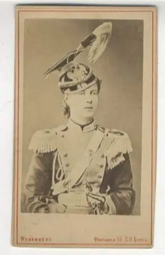 CdV Großfürstin Marija Alexandrowna von Russland, verh. mit Alfred v. Sachsen-Coburg-Gotha