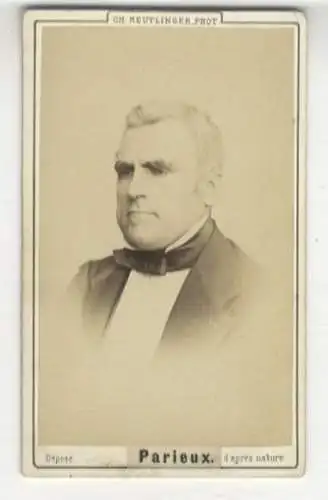 CdV Portrait Felix Esquiron de Parien, französischer Politiker und Ökonom