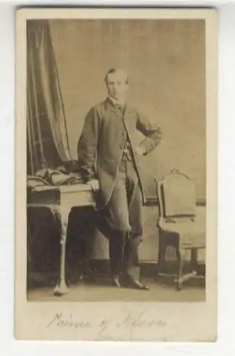 CdV Portrait Prinz Ludwig von Hessen und bei Rhein