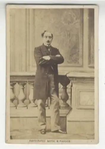 CdV Portrait Alexis Constantinowitsch Tolstoi (1817-1875), Cousin von Lew Tolstoi