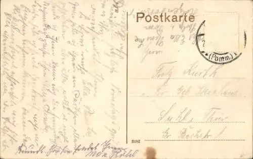 Ak Słupsk Stolp Pommern, An der Stolpe