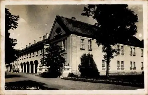 Foto Ak Obernigk Oborniki Śląskie Schlesien, Gebäude