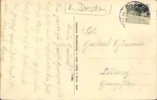 Ak Weinböhla in Sachsen, Kirchplatz, Kirche