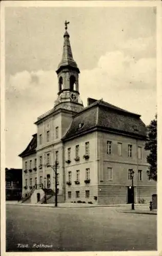 Ak Sowjetsk Tilsit Ostpreußen, Rathaus