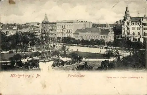 Ak Kaliningrad Königsberg Ostpreußen, Paradeplatz