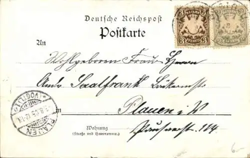 Ak Issigau in Oberfranken, Panorama