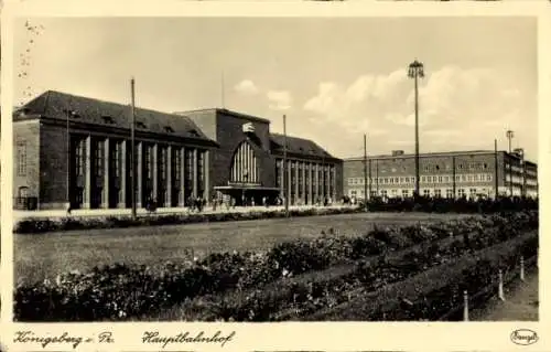 Ak Kaliningrad Königsberg Ostpreußen, Hauptbahnhof