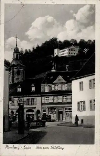 Ak Homburg in der Pfalz Saarland, Blick zum Schlossberg