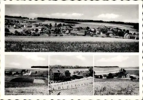 Ak Walterschen Altenkirchen im Westerwald, Panorama, Wohnhäuser