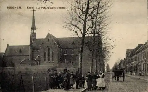 Ak Izegem Iseghem Westflandern, Kirche