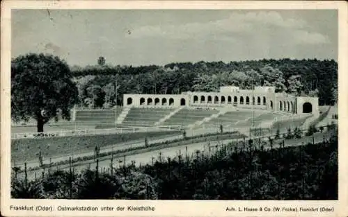 Ak Frankfurt an der Oder, Ostmarkstadion unter der Kleisthöhe