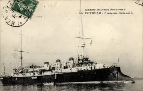 Ak Marine Militaire Francaise, Pothuau, Croiseur Cuirasse