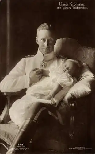 Ak Kronprinz Wilhelm von Preußen mit Prinzessin Alexandrine, Liersch 7518