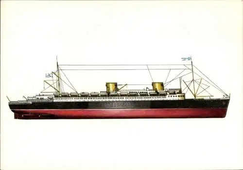 Künstler Ak Schnelldampfer Bremen, Norddeutscher Lloyd