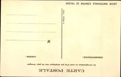 KünstlerAk Poulbot, Francisque, Kinder, weinendes Kleinkind, Ligue nationale contre le taudis