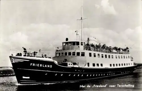 Ak Terschelling Friesland Niederlande, Fährschiff Friesland